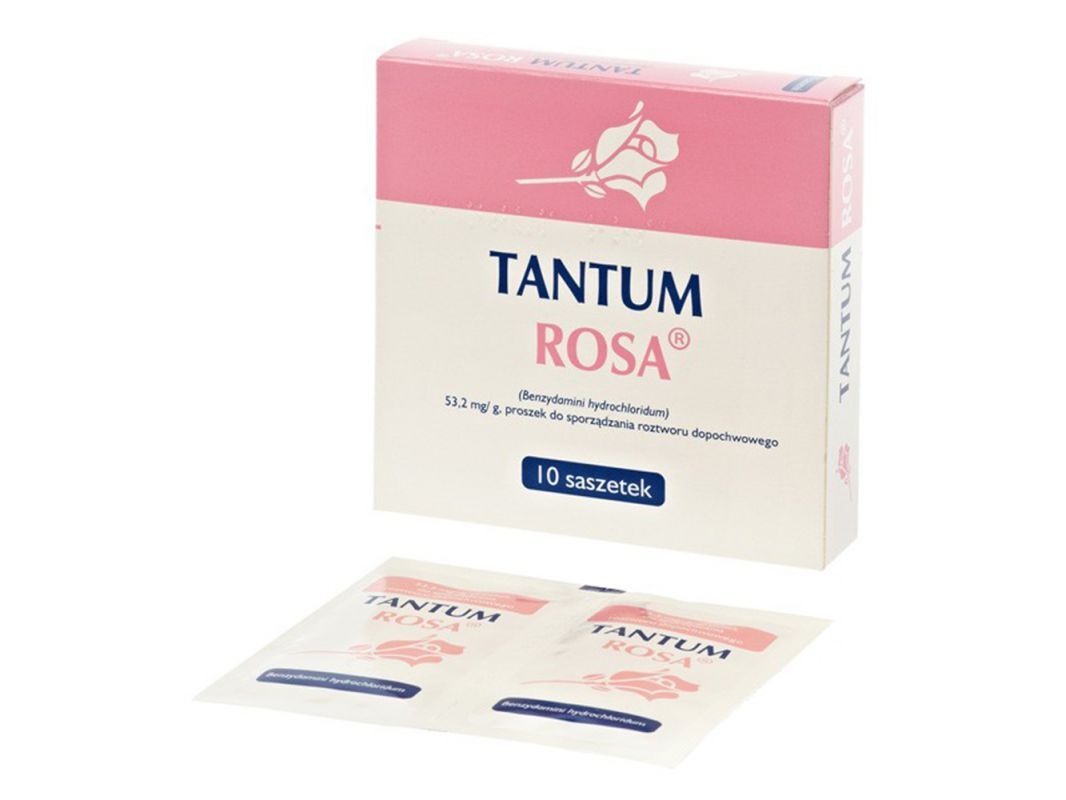 TANTUM ROSA, local anaesthetic, disinfectant, yeast infection, vagina inflammation