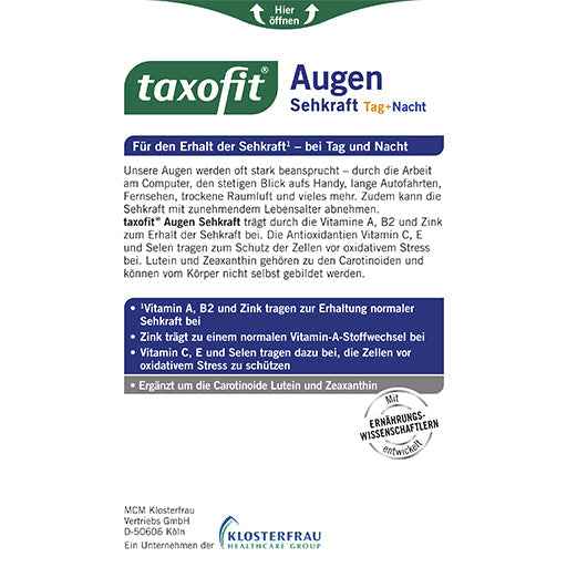 TAXOFIT Eye Vision Capsules