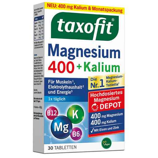 TAXOFIT Magnesium 400+Potassium Depot Tablets