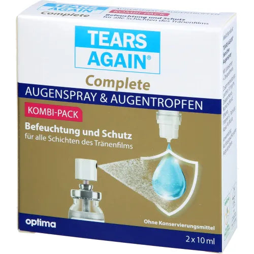 TEARS Again Complete Eye Spray & Eye Drops 2 x 10 ml