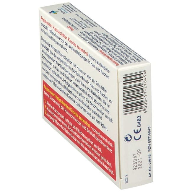 TETESEPT Anginosan throat lozenges sugar-free cherry - UKDorf 