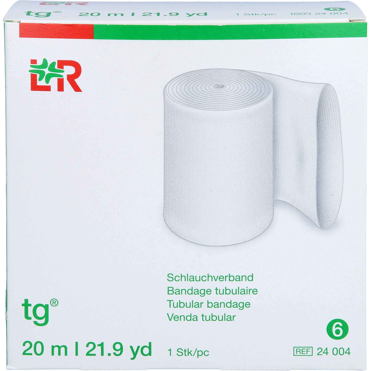 TG Tubular Bandage Size 6 20 m White