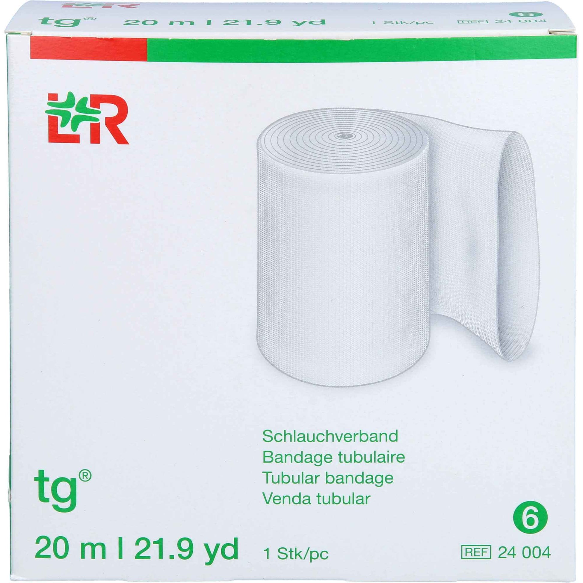 TG Tubular Bandage Size 6 20 m White