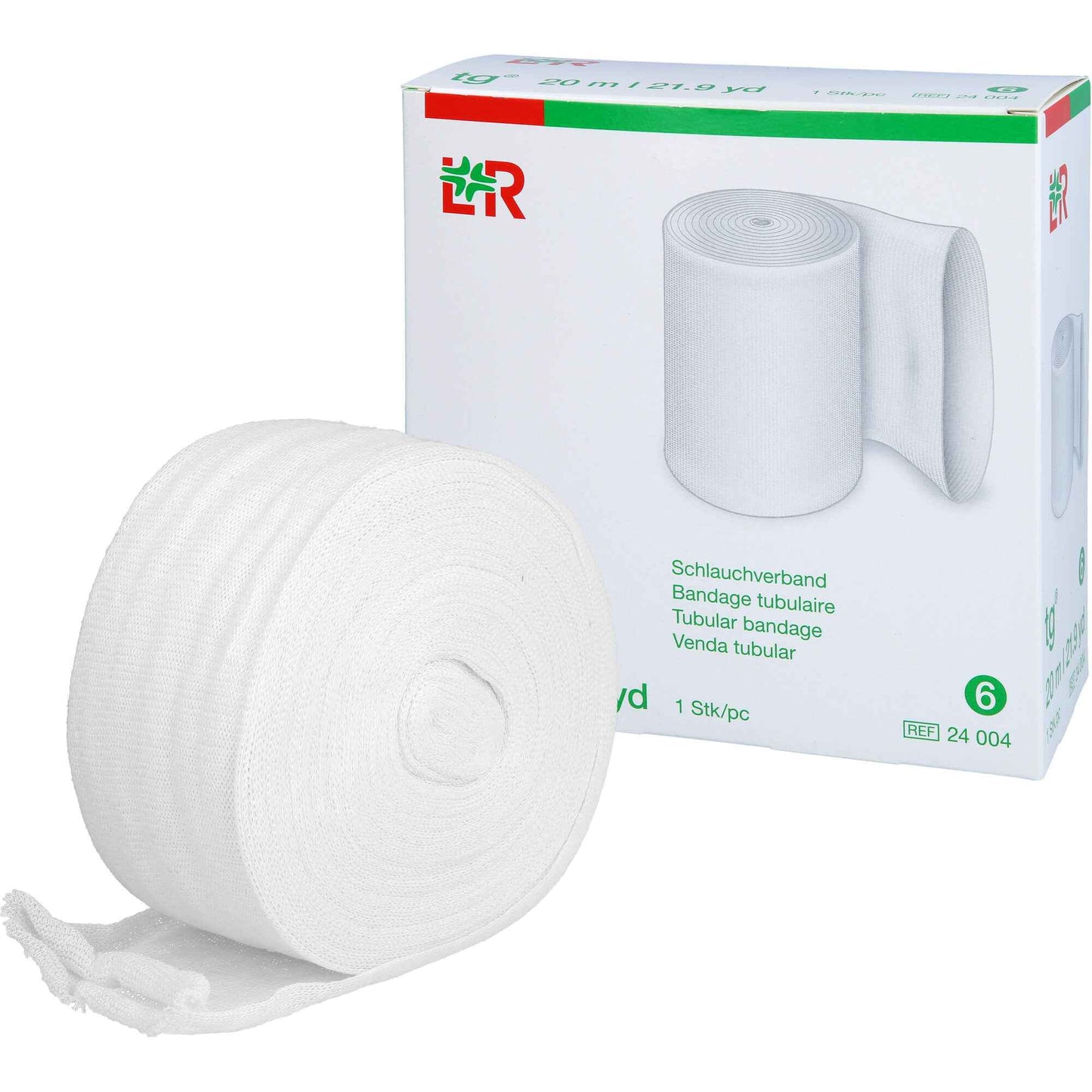 TG Tubular Bandage Size 6 20 m White