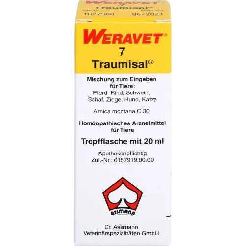 TRAUMISAL 7 drops vet. 20 ml
