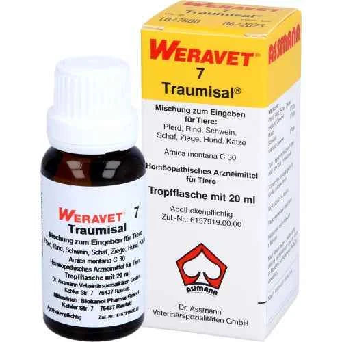 TRAUMISAL 7 drops vet. 20 ml