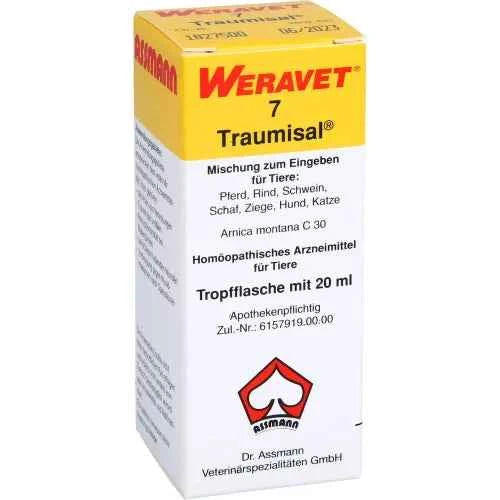 TRAUMISAL 7 drops vet. 20 ml