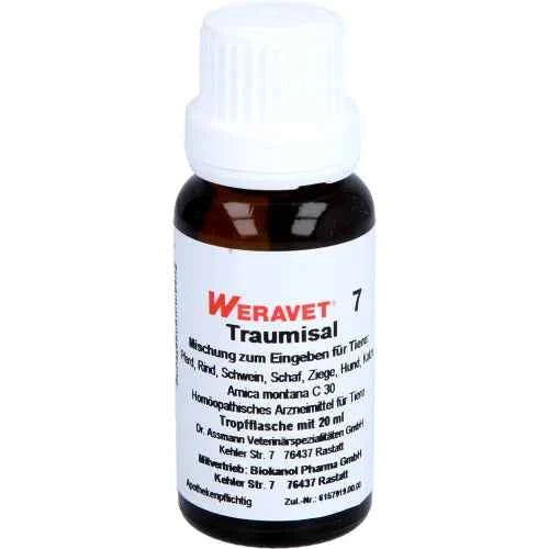 TRAUMISAL 7 drops vet. 20 ml