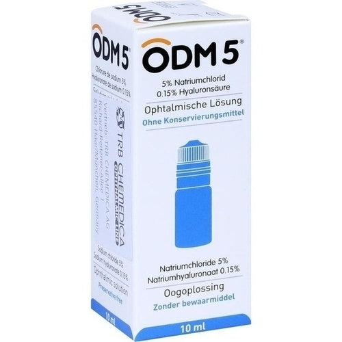 TREATMENT OF CORNEAL EDEMA, Odm 5 drops, odm 5 eyedrops - 3