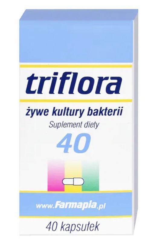 TRIFLORA live bacteria x 40 capsules