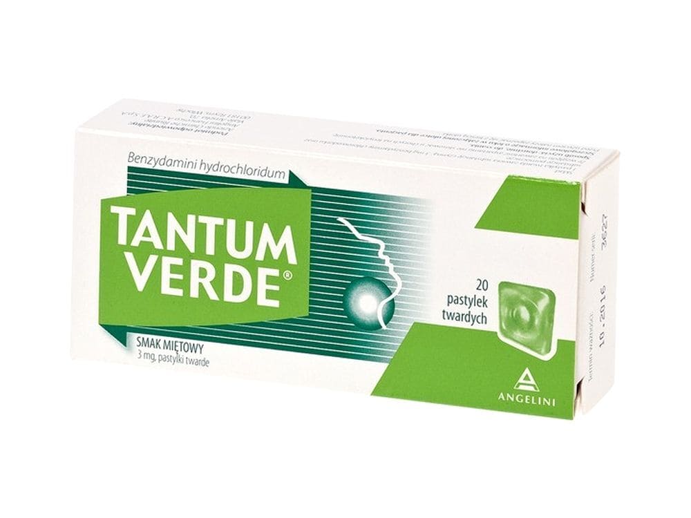 Tantum Verde mint flavor 20 lozenges - UKDorf 
