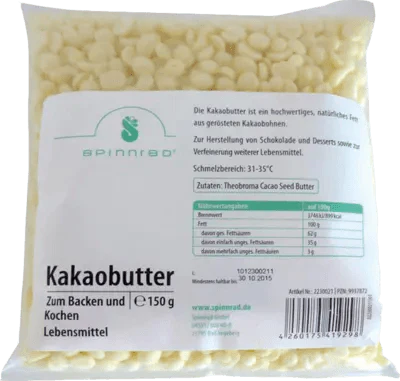 Theobroma Cacao Seed Butter, COCOA BUTTER pellets for baking - UKDorf 