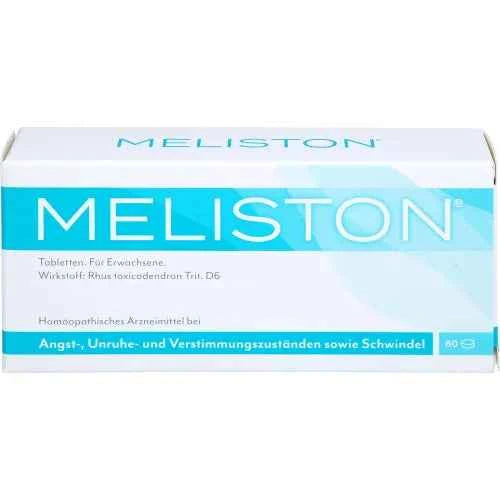 Treatment of anxiety, restlessness, mood swings, dizziness MELISTON tablets