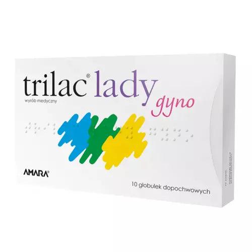Trilac Lady Gyno x 10 vaginal pessaries - UKDorf 