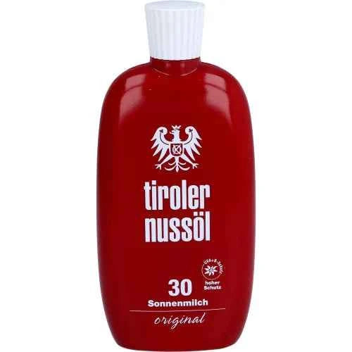 Tyrolean nut oil original sunscreen lotion water-resistant SPF 30 150 ml