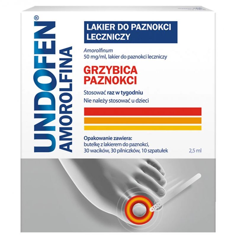 Undofen Amorolfina healing nail polish 2.5 ml