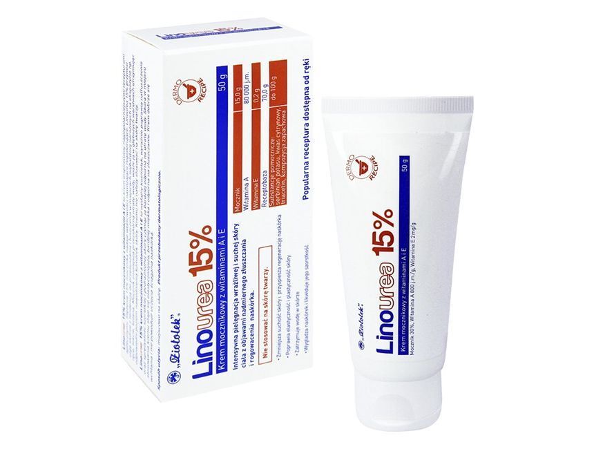 Urea cream Linourea 15% with vitamins A + E 50g