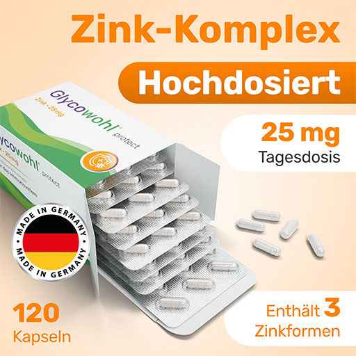 VEGAN Zinc Complex 25 mg High Dose Capsules 120 Capsules