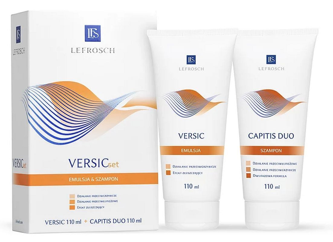 VERSIC Set Emulsion 110ml + Capitis Duo shampoo 110ml