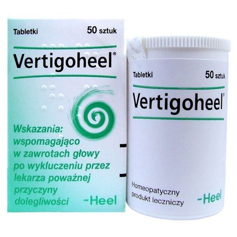 VERTIGOHEEL, Vertigo of various origins, especially in atherosclerosis