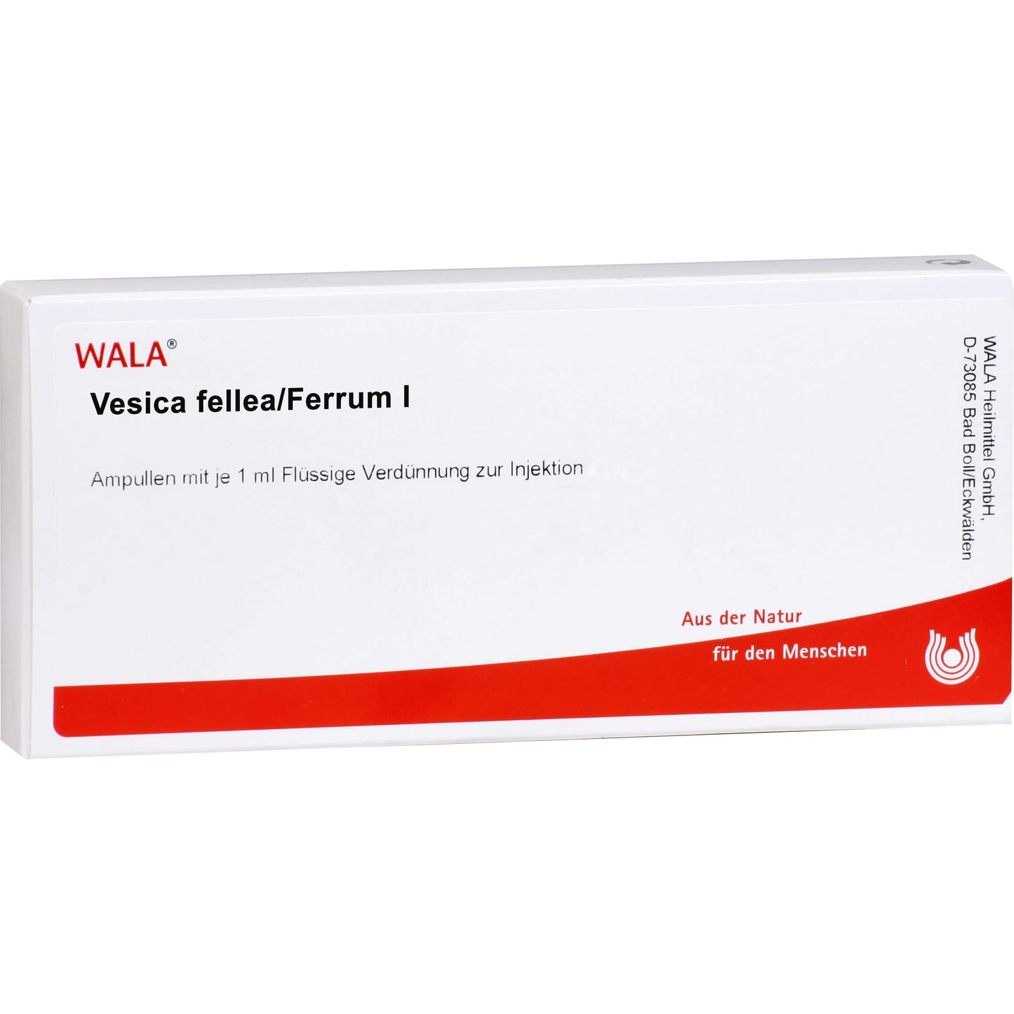 VESICA FELLEA, Ferrum I ampoules