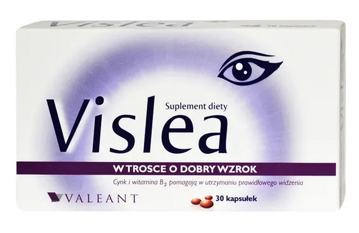 VISLEA x 30 capsules, vitamins for eyes, troxerutin, zeaxanthin, omega-3, lutein