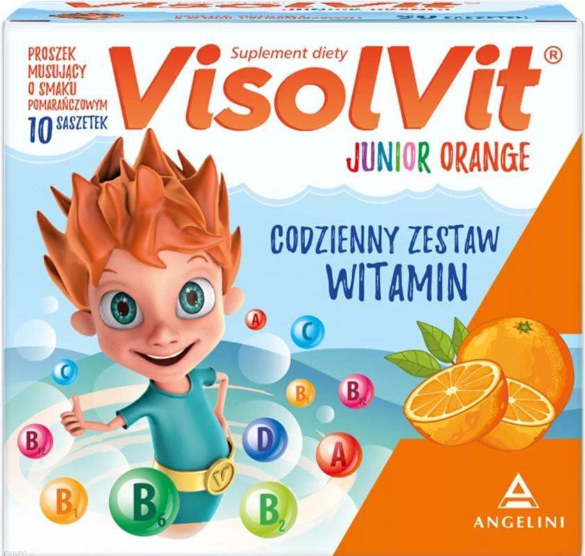 VISOLVIT JUNIOR orange flavoring x 10 sachets