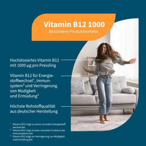 VITAMIN B12 1000 Methylcobalamin bioactive vegan 180 pcs - 2