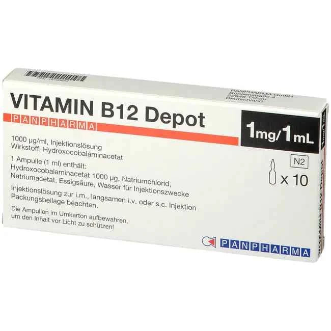 VITAMIN B12 DEPOT PANPHARMA 1000 μg injection