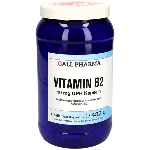 VITAMIN B2 10 mg GPH capsules - UKDorf 