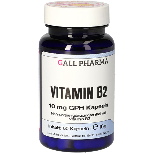 VITAMIN B2 10 mg GPH capsules - UKDorf 