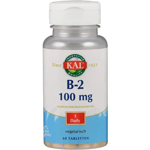 VITAMIN B2 Riboflavin 100 mg tablets - UKDorf 