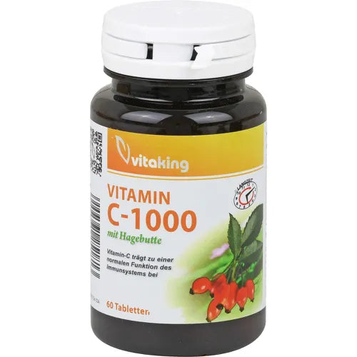 VITAMIN C 1000 rose hip Long-term tablets - UKDorf 