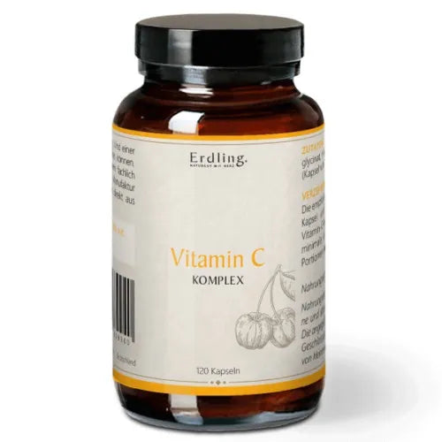 VITAMIN C COMPLEX Zinc Histidine vegan Caps.Erdling 120 pcs