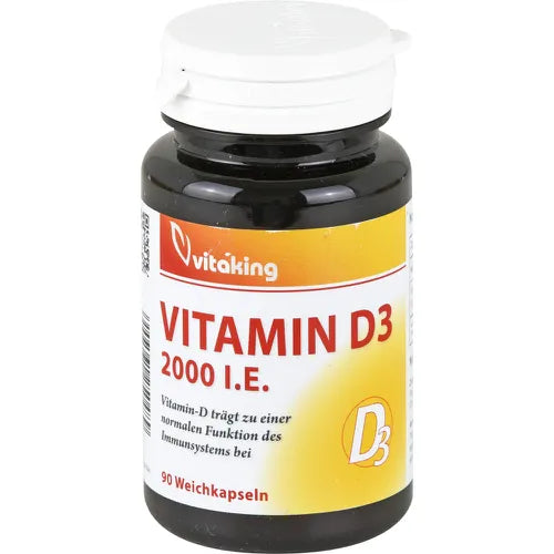 Vitamin D3, VITAMIN D 2000 IU soft capsules - UKDorf 