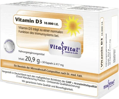 VITAMIN D3 10,000 IU capsules - UKDorf 