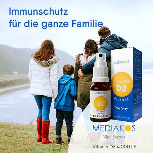 VITAMIN D3 4000 IU Mediakos Vital Spray