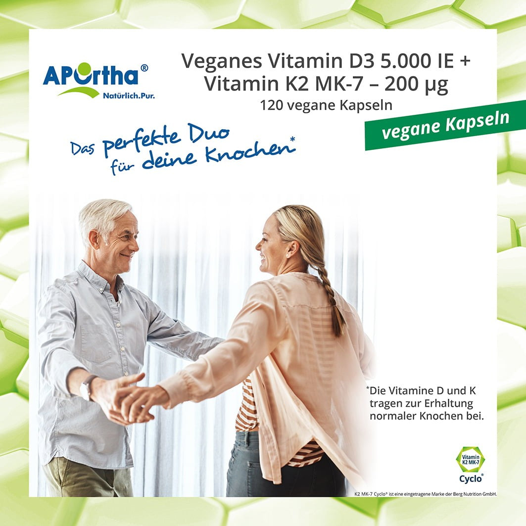 VITAMIN D3 5,000 IU + K2 MK7 200 μg vegan capsules