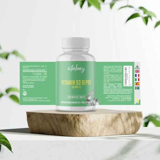 VITAMIN D3 DEPOT 10,000 IU Cholecalcif.vegan Tabl. 240 pieces