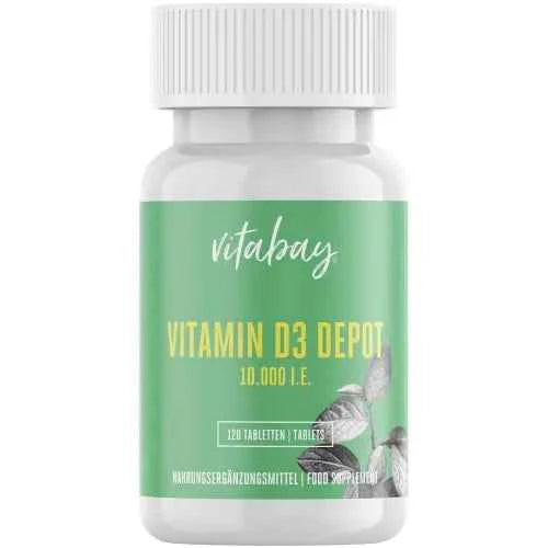 VITAMIN D3 DEPOT 10,000 IU cholecalciferol tablet 120 pcs