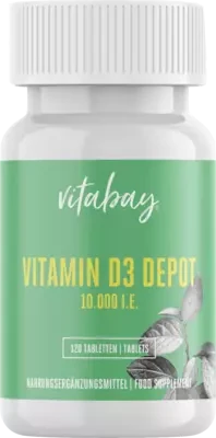 VITAMIN D3 DEPOT 10,000 IU cholecalciferol tablet 120 pcs