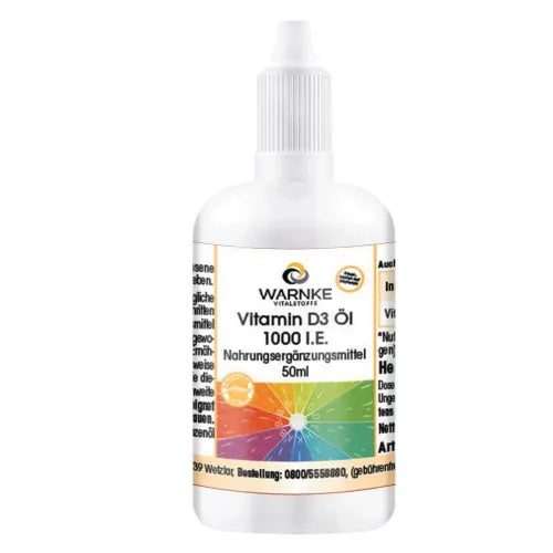 VITAMIN D3 OIL 1000 IU 50 ml - UKDorf 