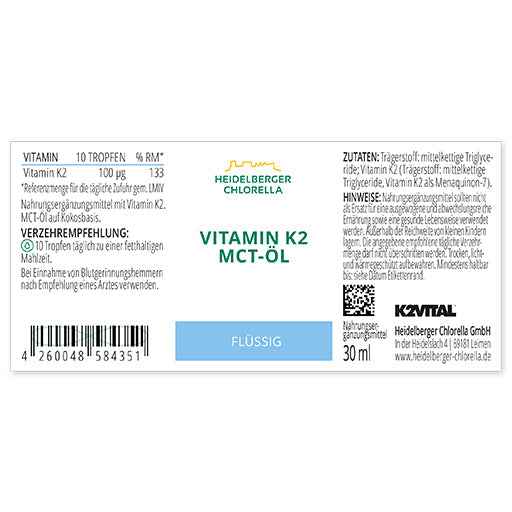 VITAMIN K2 MCT oil drops for oral use