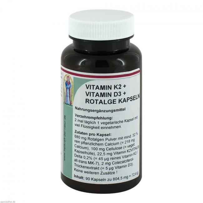 VITAMIN K2+VITAMIN D3+Red Algae Capsules