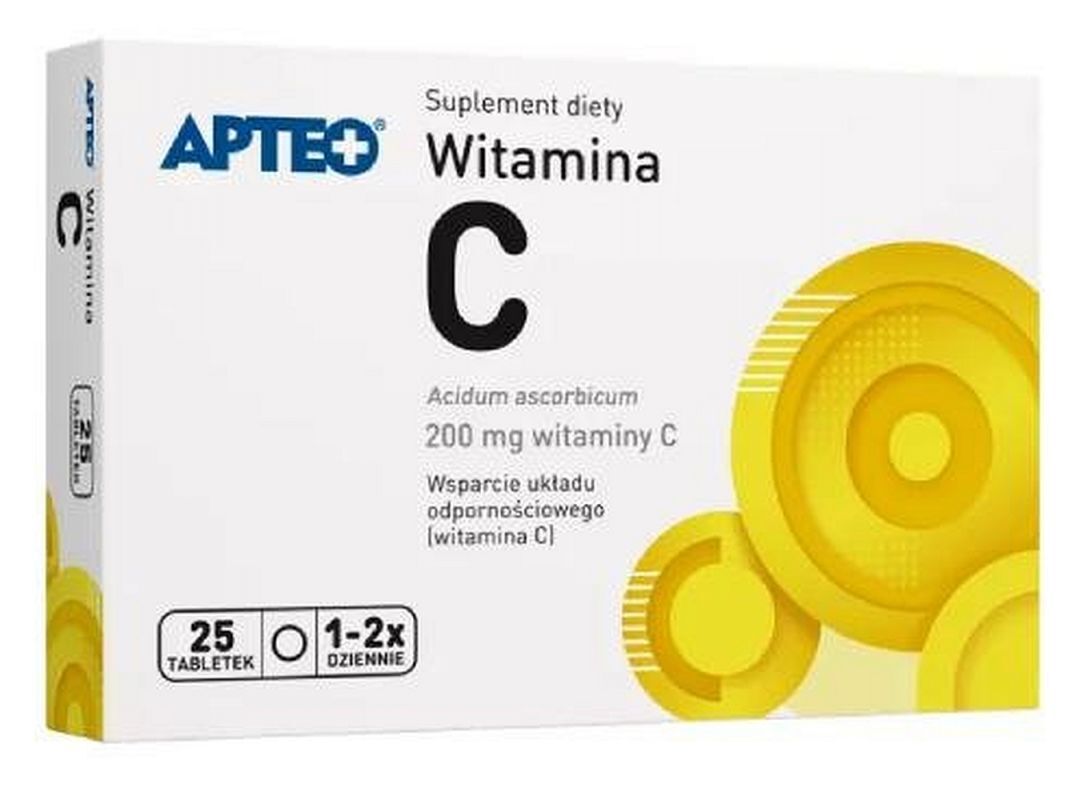 VITAMIN C APTEO 200mg x 25 tablets