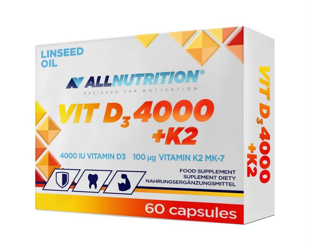 VITAMIN D3 4000 + K2 Allnutrition