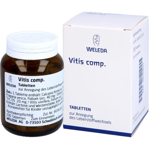 VITIS comp. Weleda, Tablets to stimulate liver metabolism
