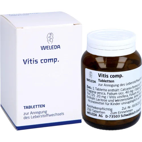 VITIS comp. Weleda, Tablets to stimulate liver metabolism