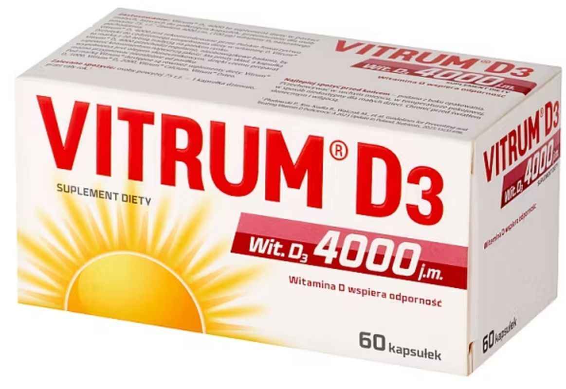 Vitamin D3 4000 60 capsules