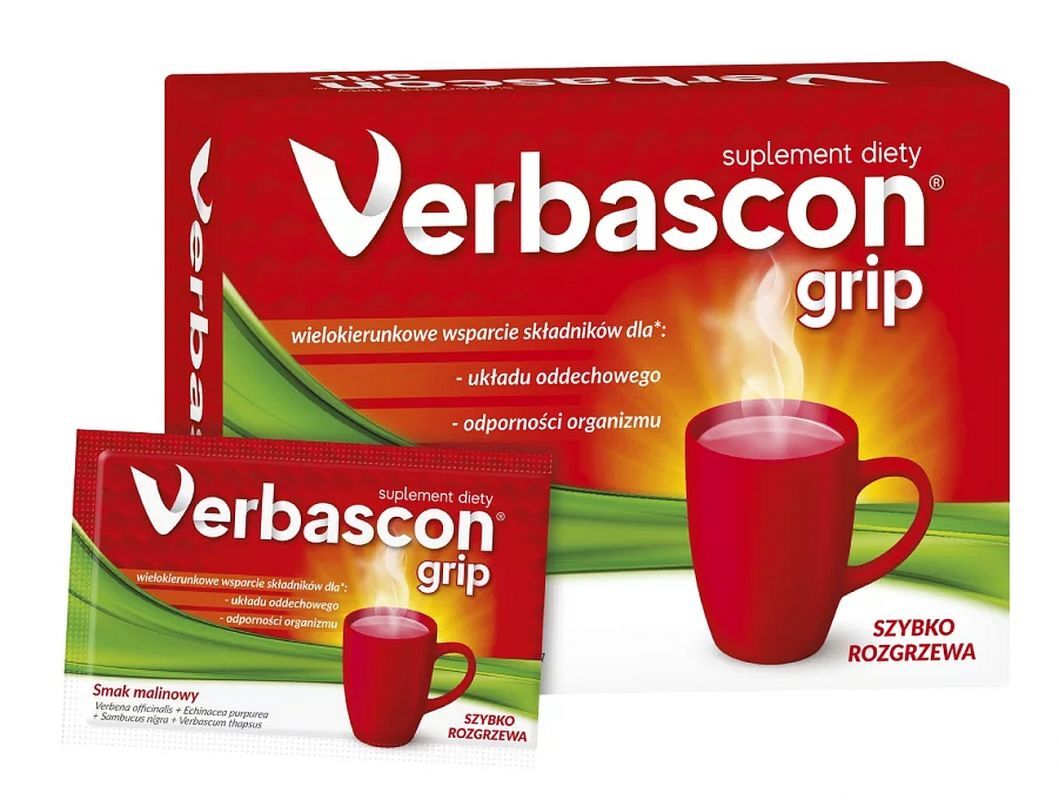 Verbascon Grip x 10 African geranium, elderberry, mullein